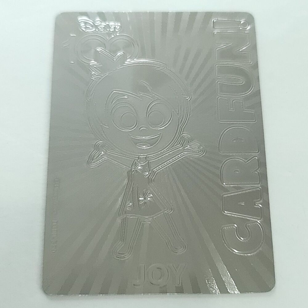 Joy 2023 Card Fun Disney 100 years Of Wonder Trading Card Silver 38/666